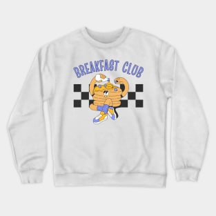 Vintage Breakfast Club | Boho Pancakes Lover Crewneck Sweatshirt